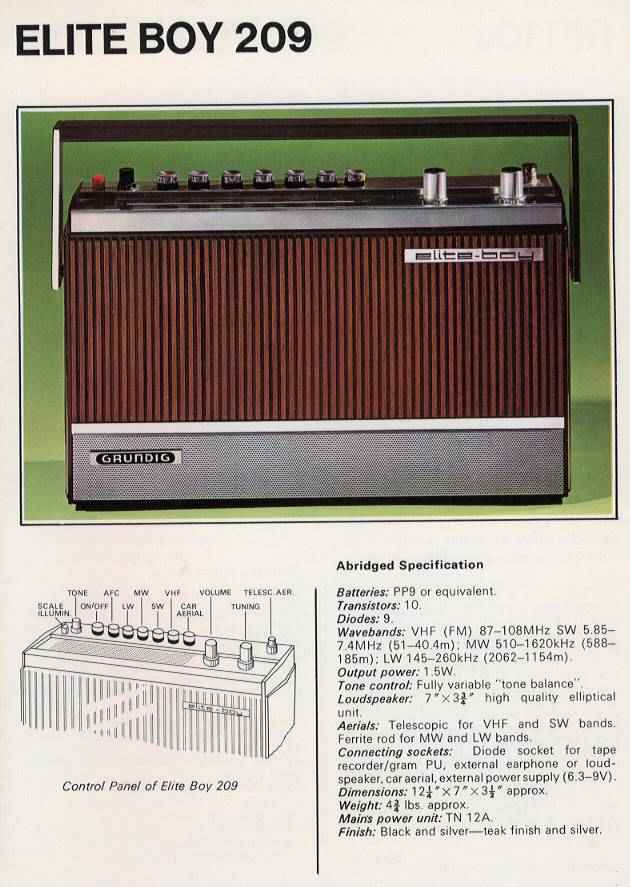Grundig Elite Boy 209